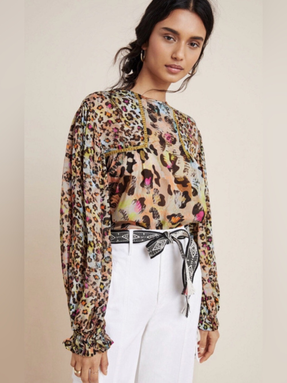 ANTHROPOLOGIE BL^NK LONDON MIRANDA BLOUSE